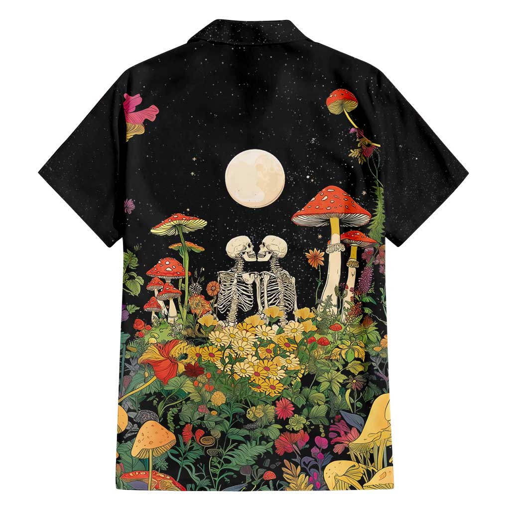 Skeleton Lovers Family Matching Tank Maxi Dress and Hawaiian Shirt Hippie Gothic Aesthetic - Wonder Print Shop