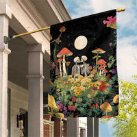 Skeleton Lovers Garden Flag Hippie Gothic Aesthetic - Wonder Print Shop