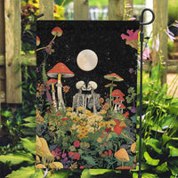Skeleton Lovers Garden Flag Hippie Gothic Aesthetic - Wonder Print Shop