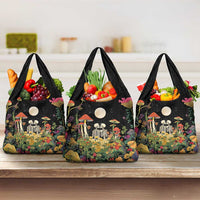 Skeleton Lovers Grocery Bag Hippie Gothic Aesthetic - Wonder Print Shop