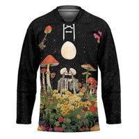 Skeleton Lovers Hockey Jersey Hippie Gothic Aesthetic - Wonder Print Shop