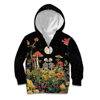Skeleton Lovers Kid Hoodie Hippie Gothic Aesthetic - Wonder Print Shop