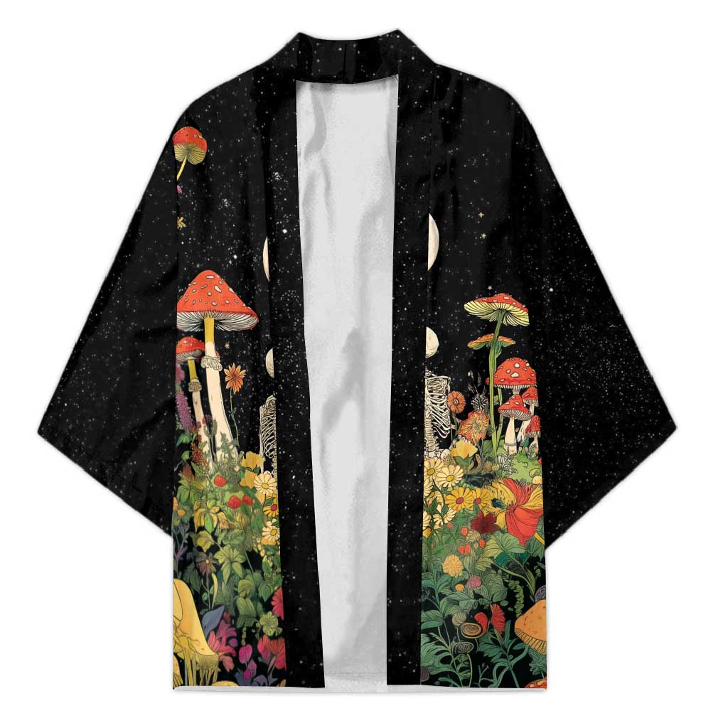 Skeleton Lovers Kimono Hippie Gothic Aesthetic - Wonder Print Shop
