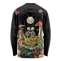 Skeleton Lovers Long Sleeve Shirt Hippie Gothic Aesthetic - Wonder Print Shop