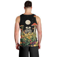 Skeleton Lovers Men Tank Top Hippie Gothic Aesthetic - Wonder Print Shop