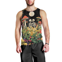Skeleton Lovers Men Tank Top Hippie Gothic Aesthetic - Wonder Print Shop