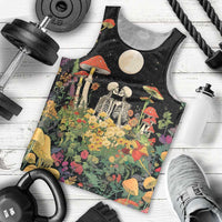 Skeleton Lovers Men Tank Top Hippie Gothic Aesthetic - Wonder Print Shop