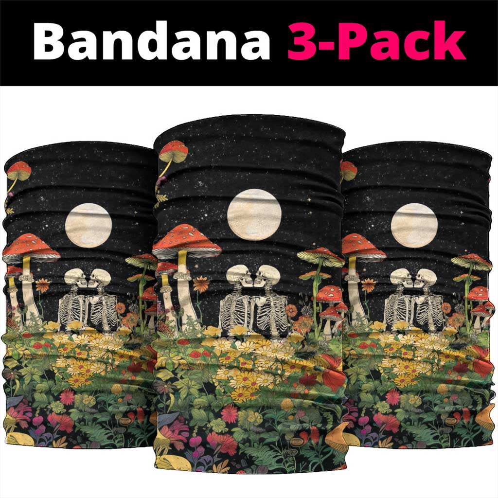 Skeleton Lovers Neck Gaiter Hippie Gothic Aesthetic - Wonder Print Shop