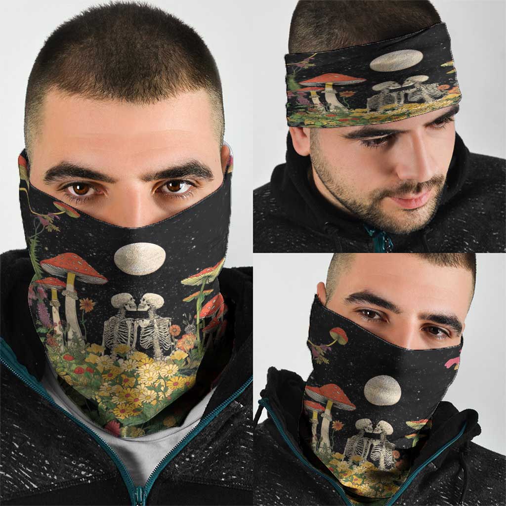 Skeleton Lovers Neck Gaiter Hippie Gothic Aesthetic - Wonder Print Shop