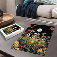 Skeleton Lovers Puzzle Hippie Gothic Aesthetic - Wonder Print Shop