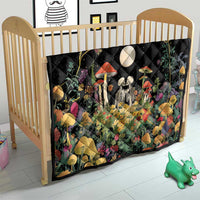 Skeleton Lovers Quilt Hippie Gothic Aesthetic - Wonder Print Shop