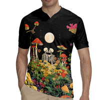 Skeleton Lovers Rugby Jersey Hippie Gothic Aesthetic - Wonder Print Shop