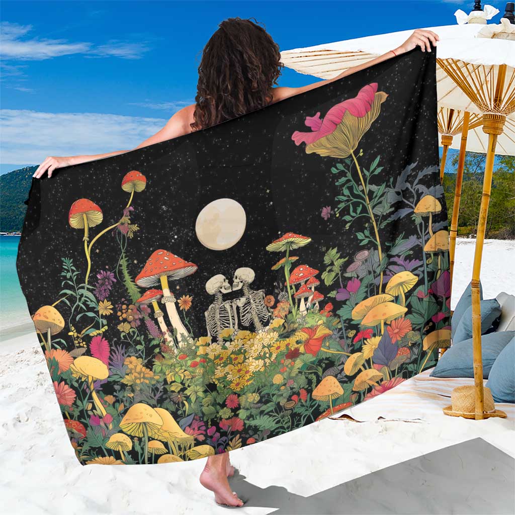 Skeleton Lovers Sarong Hippie Gothic Aesthetic - Wonder Print Shop