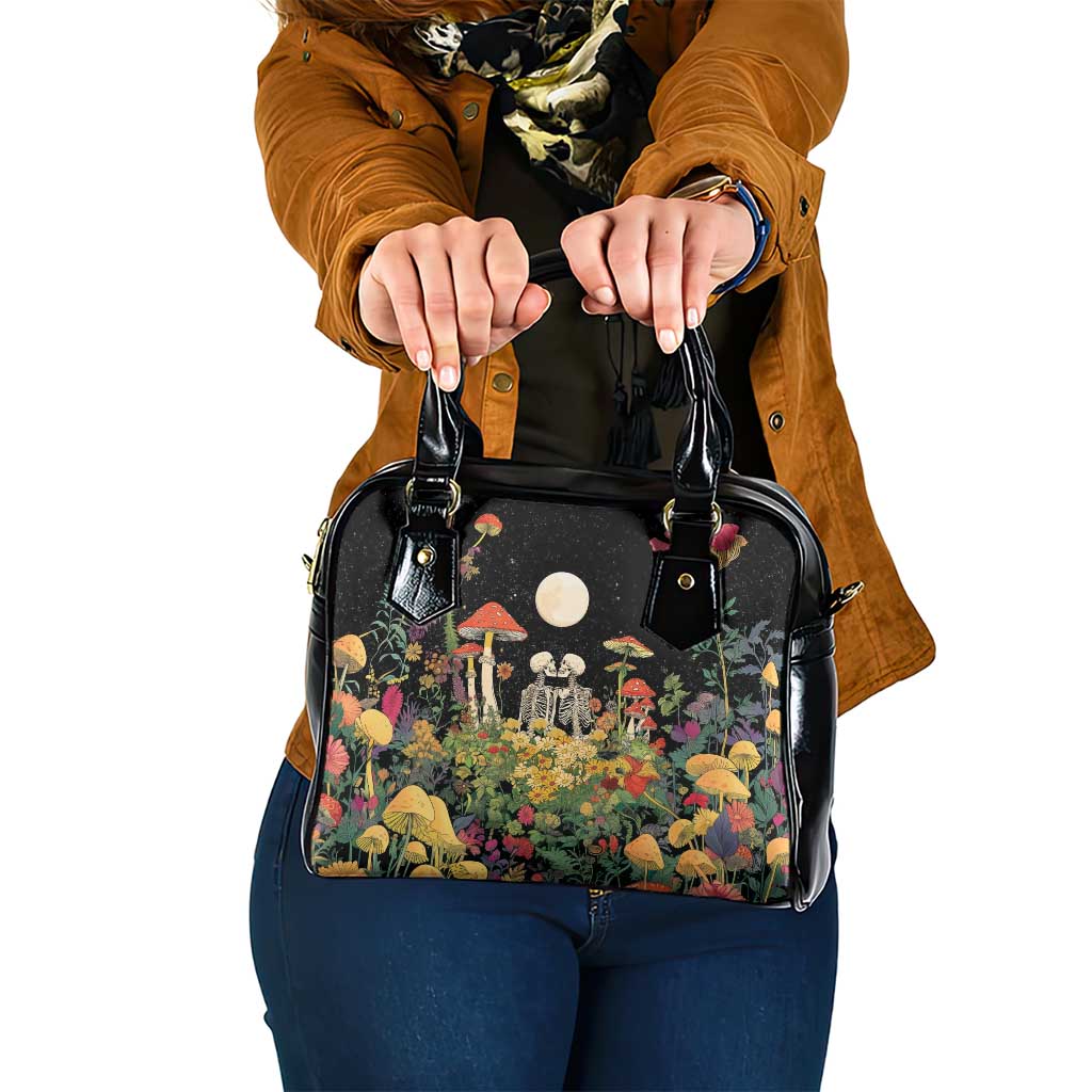 Skeleton Lovers Shoulder Handbag Hippie Gothic Aesthetic - Wonder Print Shop