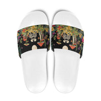 Skeleton Lovers Slide Sandals Hippie Gothic Aesthetic - Wonder Print Shop