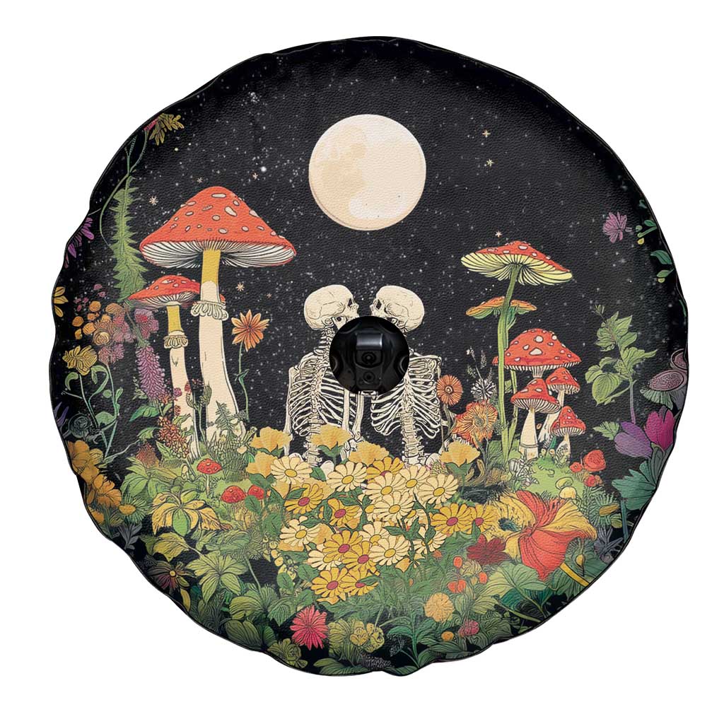 Skeleton Lovers Spare Tire Cover Hippie Gothic Aesthetic - Wonder Print Shop