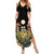 Skeleton Lovers Summer Maxi Dress Hippie Gothic Aesthetic - Wonder Print Shop