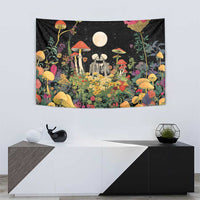 Skeleton Lovers Tapestry Hippie Gothic Aesthetic - Wonder Print Shop