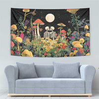 Skeleton Lovers Tapestry Hippie Gothic Aesthetic - Wonder Print Shop