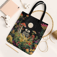 Skeleton Lovers Tote Bag Hippie Gothic Aesthetic - Wonder Print Shop