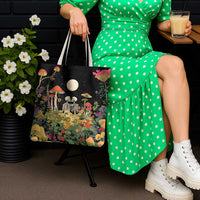 Skeleton Lovers Tote Bag Hippie Gothic Aesthetic - Wonder Print Shop