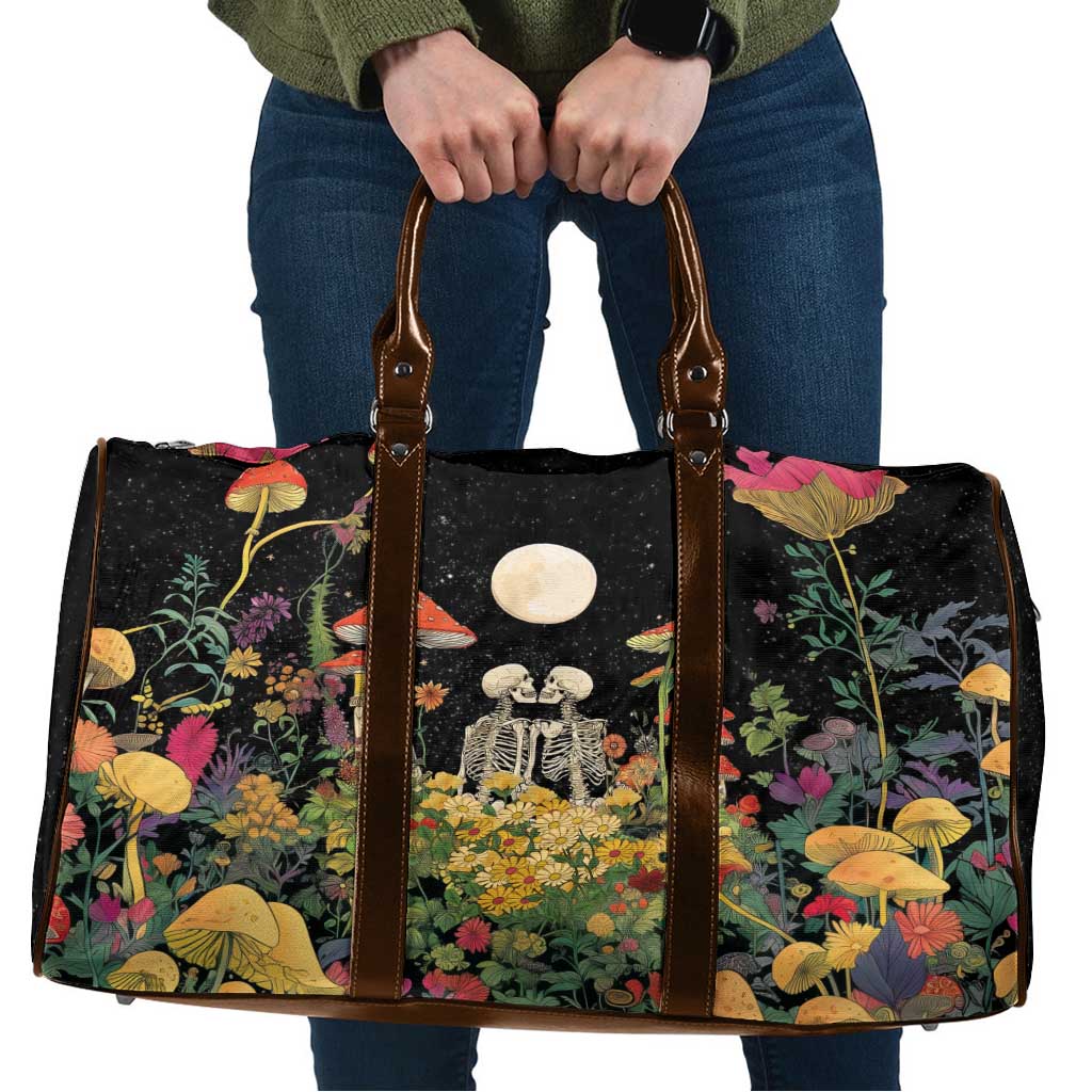 Skeleton Lovers Travel Bag Hippie Gothic Aesthetic - Wonder Print Shop