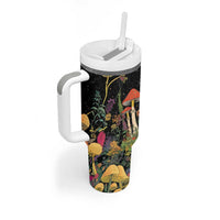Skeleton Lovers Tumbler With Handle Hippie Gothic Aesthetic - Wonder Print Shop