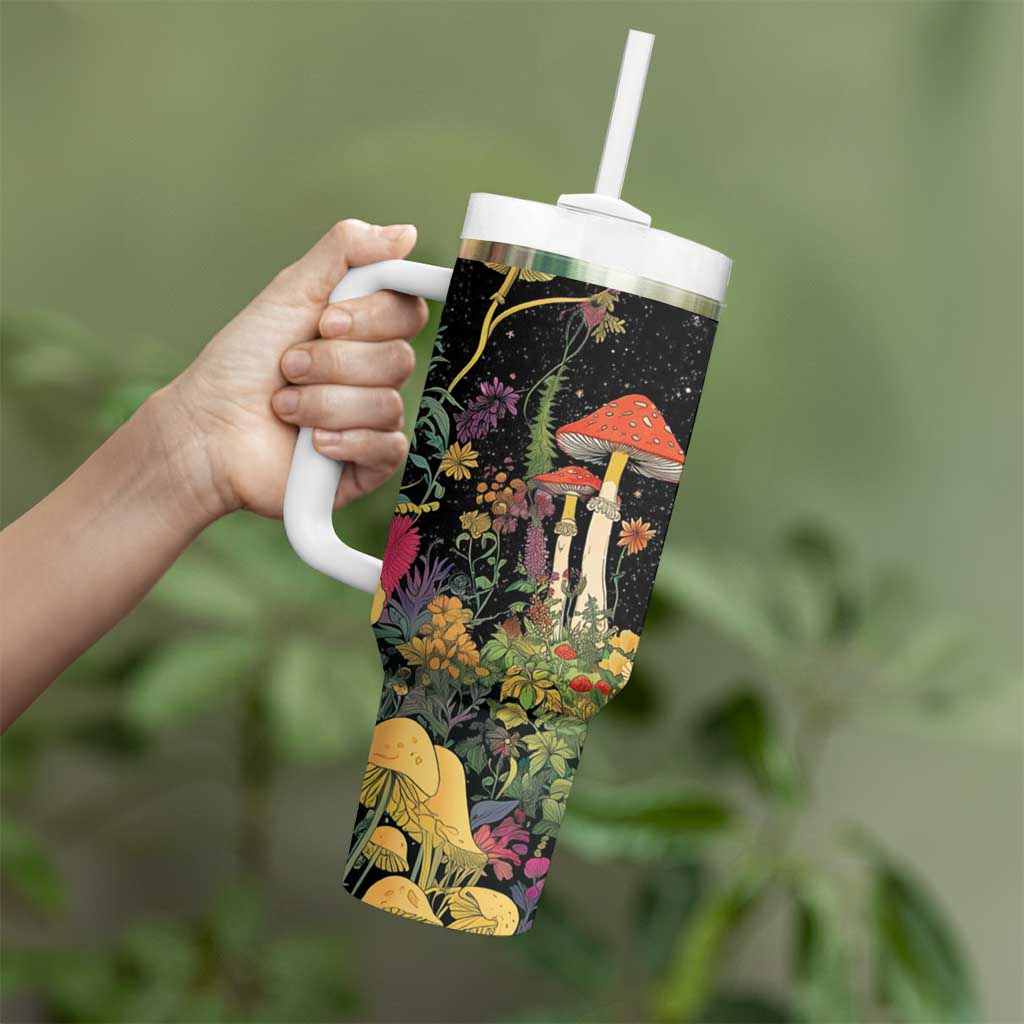 Skeleton Lovers Tumbler With Handle Hippie Gothic Aesthetic - Wonder Print Shop
