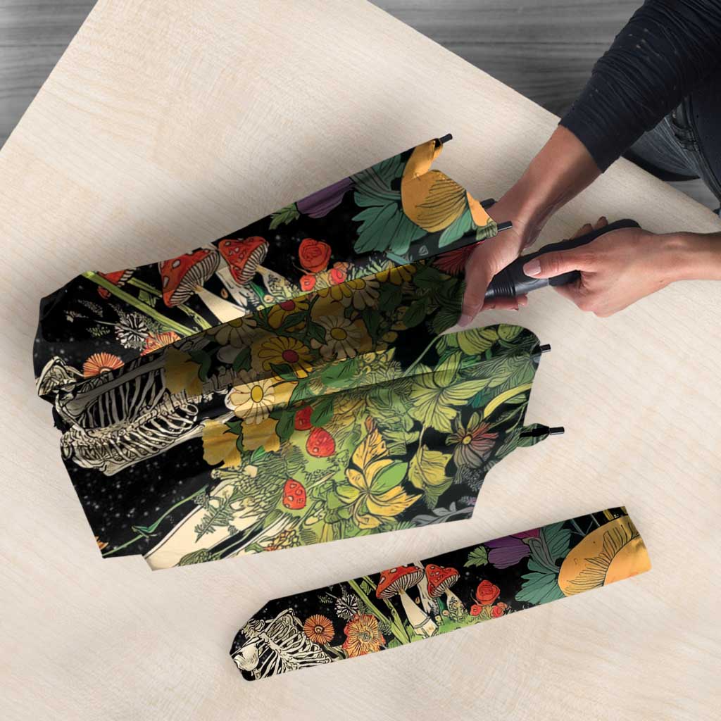 Skeleton Lovers Umbrella Hippie Gothic Aesthetic - Wonder Print Shop