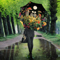 Skeleton Lovers Umbrella Hippie Gothic Aesthetic - Wonder Print Shop