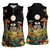 Skeleton Lovers Women Sleeveless Polo Shirt Hippie Gothic Aesthetic - Wonder Print Shop