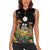 Skeleton Lovers Women Sleeveless Polo Shirt Hippie Gothic Aesthetic - Wonder Print Shop
