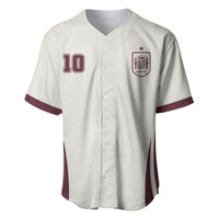 Custom World Football 2026 Spain Baseball Jersey Come On Spain Beige Version