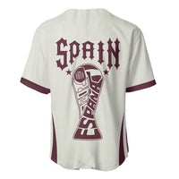 Custom World Football 2026 Spain Baseball Jersey Come On Spain Beige Version