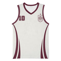 Custom World Football 2026 Spain Basketball Jersey Come On Spain Beige Version