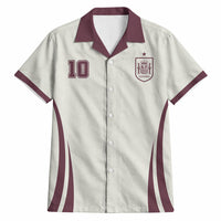 Custom World Football 2026 Spain Hawaiian Shirt Come On Spain Beige Version