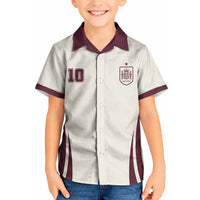 Custom World Football 2026 Spain Kid Hawaiian Shirt Come On Spain Beige Version