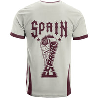 Custom World Football 2026 Spain T Shirt Come On Spain Beige Version