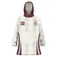 Custom World Football 2026 Spain Wearable Blanket Hoodie Come On Spain Beige Version