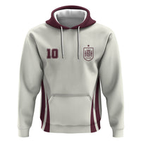Custom World Football 2026 Spain Zip Hoodie Come On Spain Beige Version