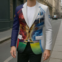 Custom Spain Argentina 2026 World Football Blazer Go For Glory