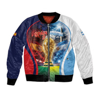Custom Spain Argentina 2026 World Football Bomber Jacket Go For Glory