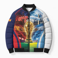 Custom Spain Argentina 2026 World Football Bomber Puffer Jacket Go For Glory