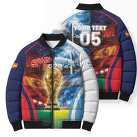Custom Spain Argentina 2026 World Football Bomber Puffer Jacket Go For Glory