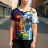 Custom Spain Argentina 2026 World Football Cross Shoulder Shirt Go For Glory