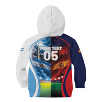 Custom Spain Argentina 2026 World Football Kid Hoodie Go For Glory
