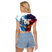 Custom Spain Argentina 2026 World Football Raglan Cropped T Shirt Go For Glory