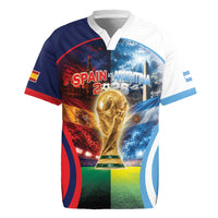 Custom Spain Argentina 2026 World Football Rugby Jersey Go For Glory