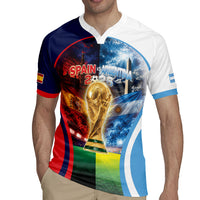 Custom Spain Argentina 2026 World Football Rugby Jersey Go For Glory
