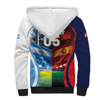 Custom Spain Argentina 2026 World Football Sherpa Hoodie Go For Glory